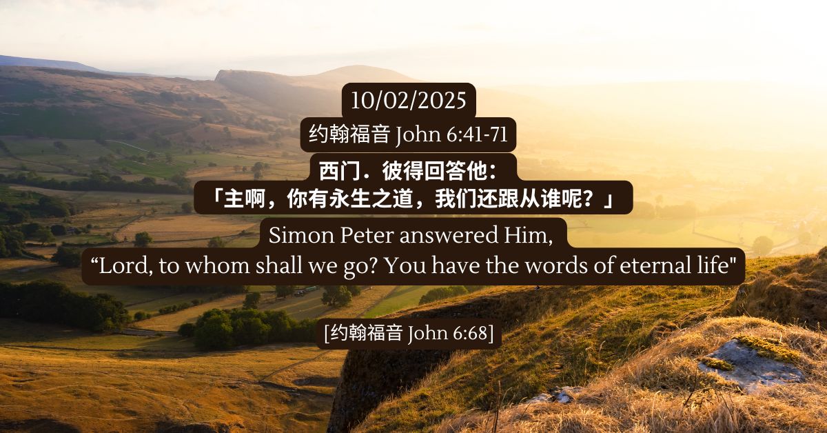John 6:41-71 - FMC